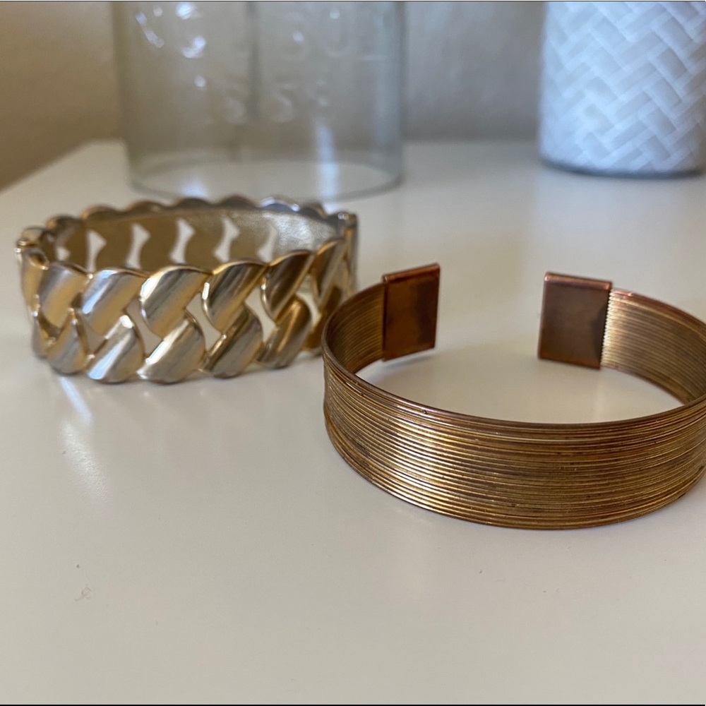 Gold bracelets